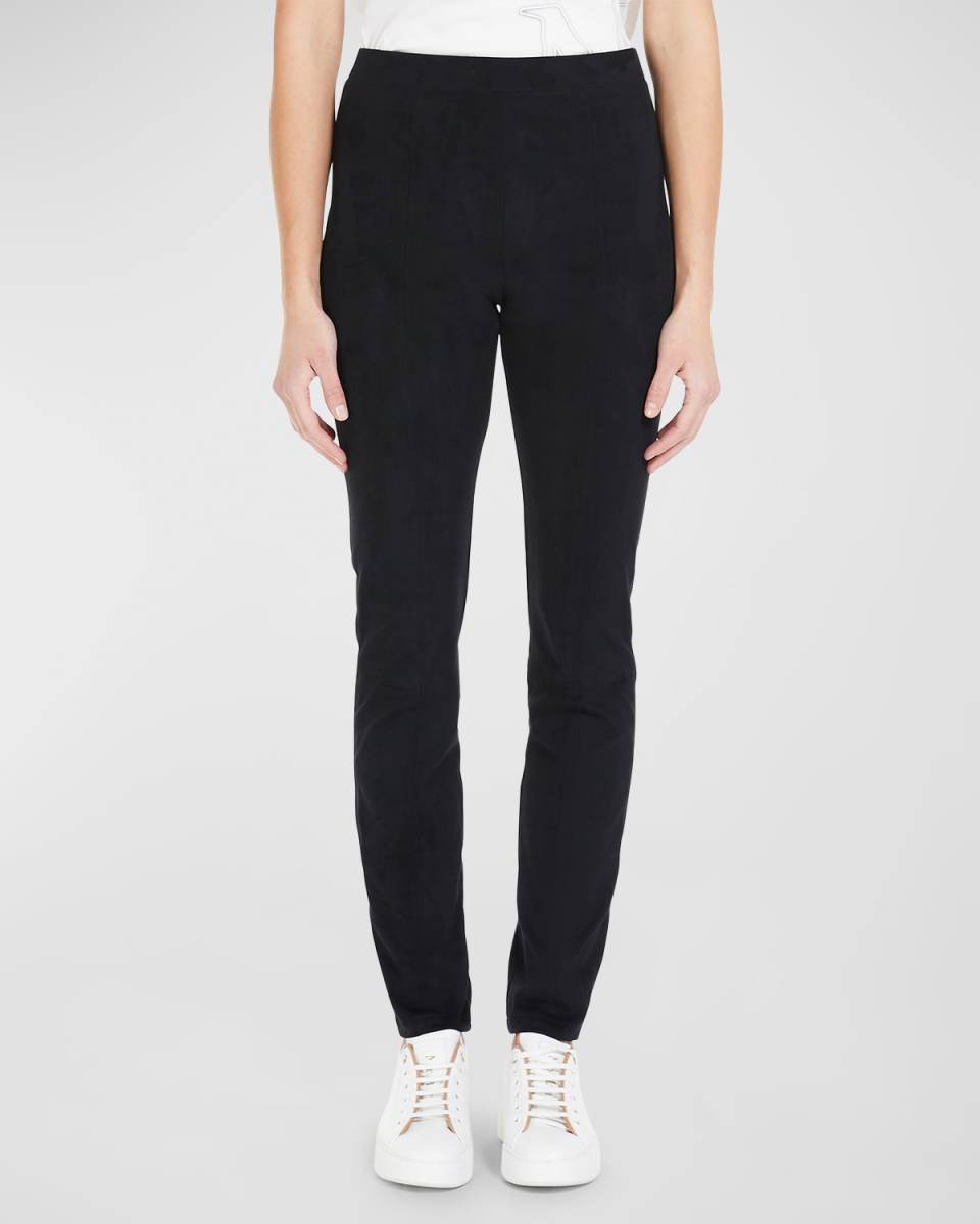 Skinny Faux Suede Leggings